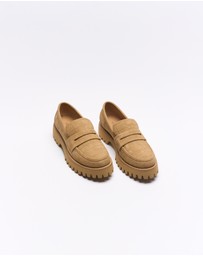 Walnut Melbourne - Coco Leather Loafer
