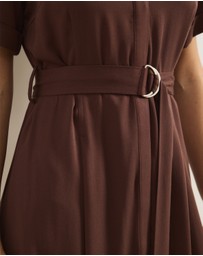 Atmos&Here - Harriet Viscose Twill Midi Dress