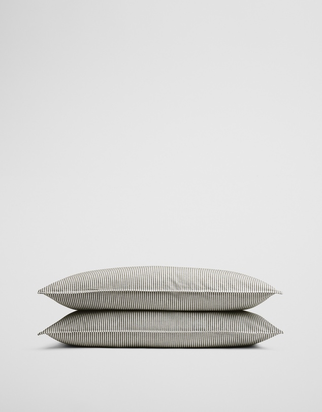 Country Road - Brae Australian Cotton Stripe Standard Pillowcase Pair