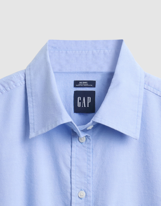 GAP - Organic Cotton Oxford Big Shirt