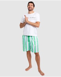 Sant And Abel - Men's Drawbertson Wild Stripes Sleep Shorts