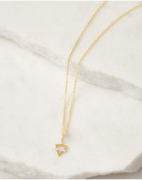Luna Rae - Solid Gold - Earth Element Diamond Necklace
