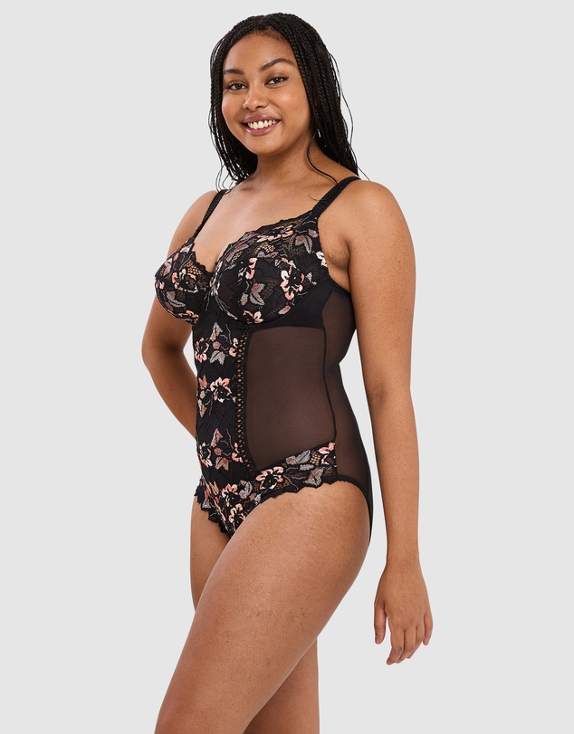 Sans Complexe - Arum Cabaret Underwired Lace Bodysuit