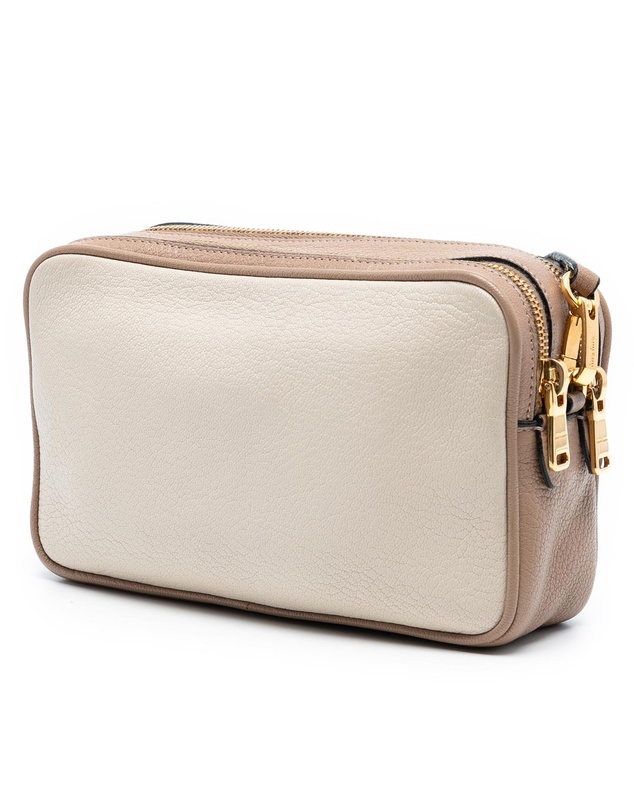Pre-Loved by Azura Reborn - Pre-Loved Bicolor Madras Double Zip Camera Bag