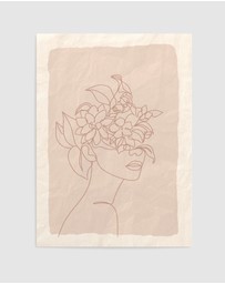 Olive et Oriel - She Blooms I Art Print