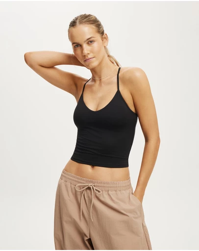 Cotton On Body Active - Ultra Soft V Neck Racer Back Tank