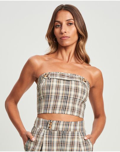 Taupe Check