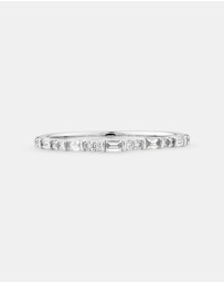 Michael Hill - 0.20 Carat TW Diamond Wedding Ring in 14kt White Gold