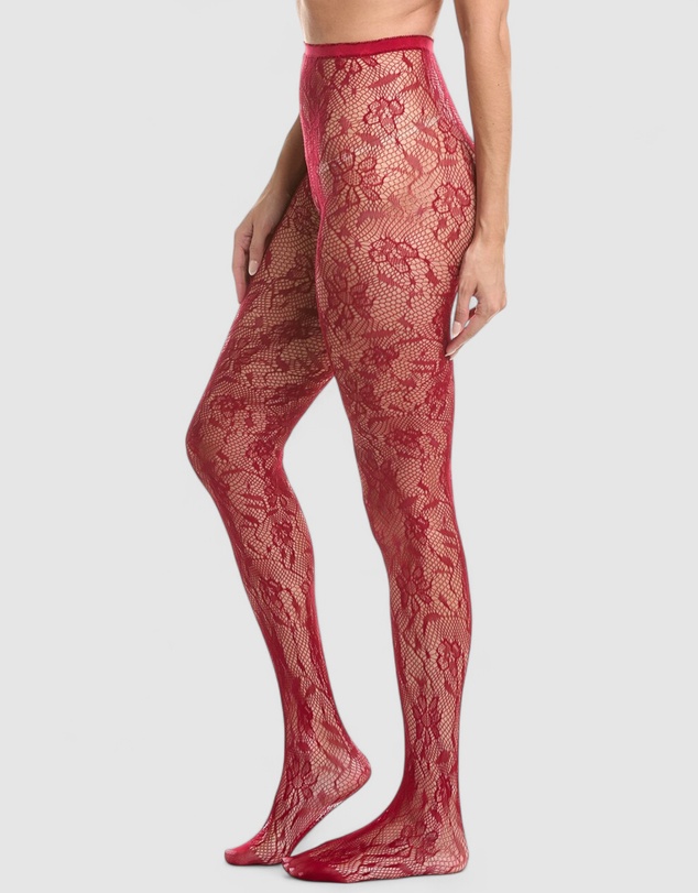 High Heel Jungle - Venise Lace Fishnet Tights