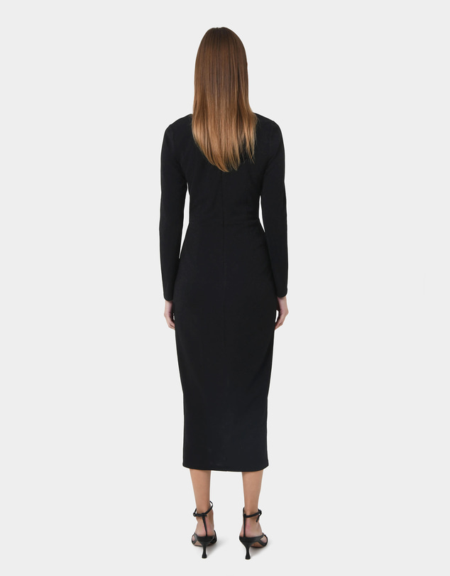 Forcast - Giada Twist Knit Glitter Dress