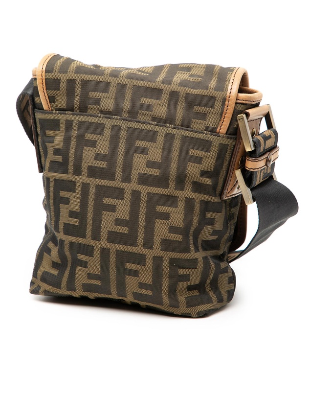 Pre-Loved by Azura Reborn - Pre-Loved Mini FF Zucca Canvas Crossbody