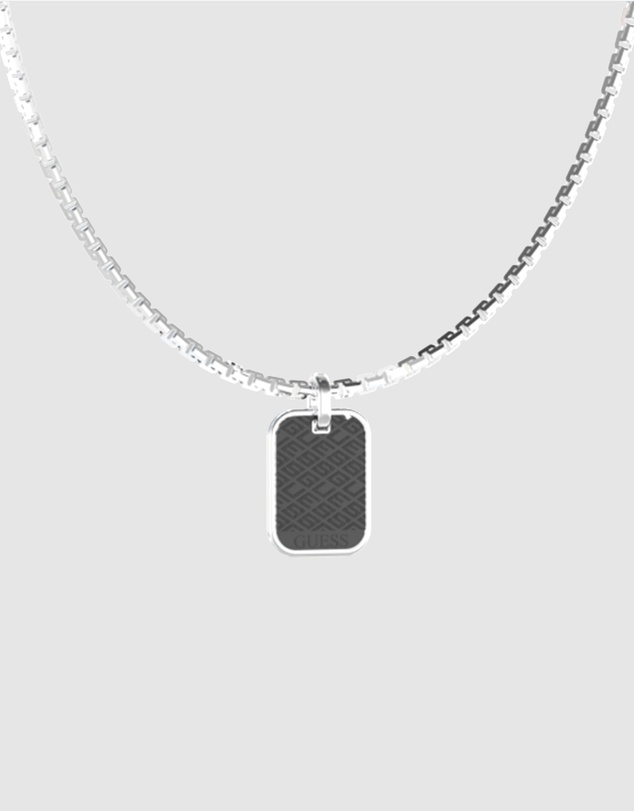 GUESS - King's Road Silver Tone Necklace 25mm