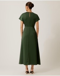 Tussah - Reena Satin Midi Dress