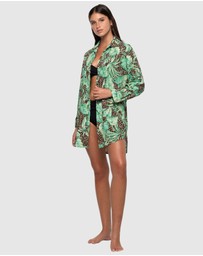 Nip Tuck Swim - Exotic Eden Bronte Button Through Beach Shirt