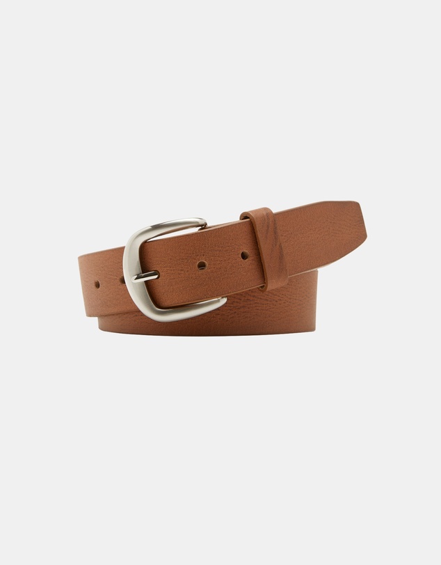 Buckle - Chad. Australian Made Full Grain Vintage Leather Belt. 38mm width.