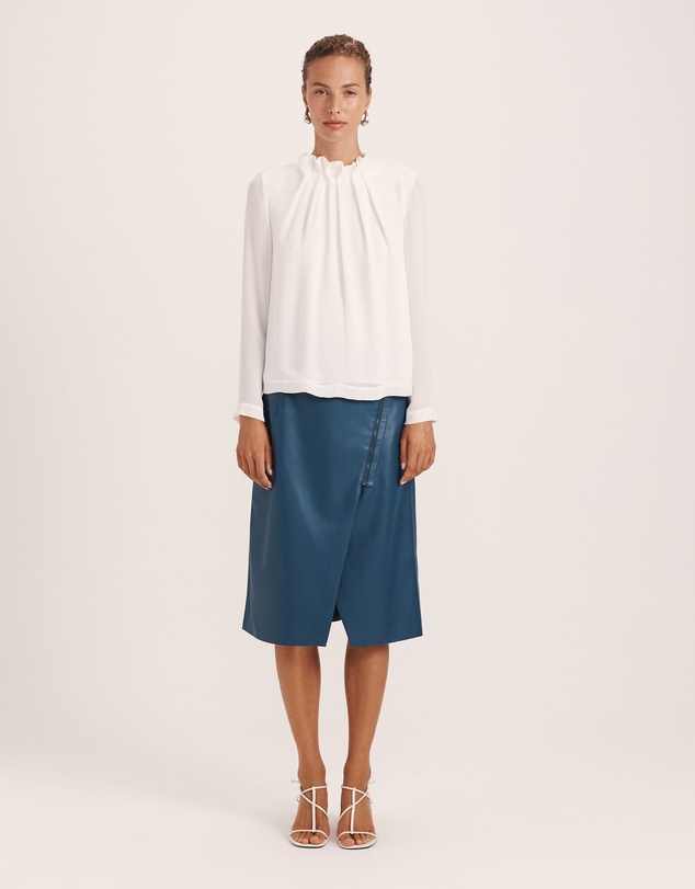 SABA - Willa High Neck Long Sleeve Top