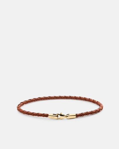 Daniel Wellington - Daniel Braided Leather Bracelet St Mawes 3.0mm G