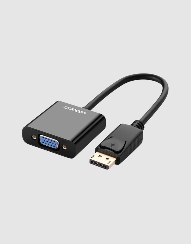 Ugreen - UGREEN DP Male to VGAFemale Converter Black