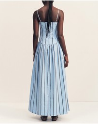 Shona Joy - Saxon Panelled Bustier Maxi Dress