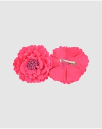 FORD MILLINERY - Maria Clips Hot Pink