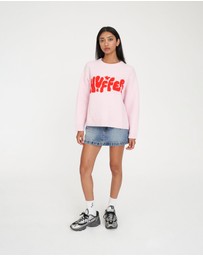 Huffer - Intarsia Knit/Chill Out