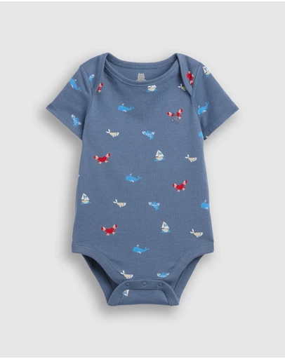 GAP - Print Jersey SS FF Single Bodysuit - Babies