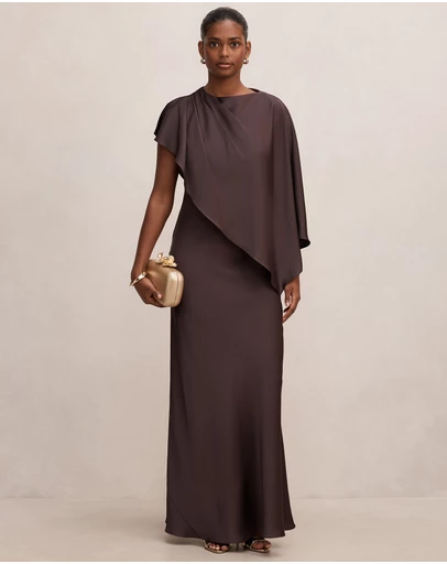 Forever New Petite - Zinnia Petite Cape Maxi Dress