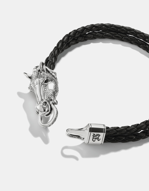 THOMAS SABO - THOMAS SABO Leather Bracelet with Horse Head