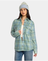 Billabong - Womens Forge Fleece Flannel Shirt
