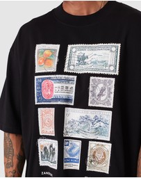 Zanerobe - Stamps Flow Tee Black