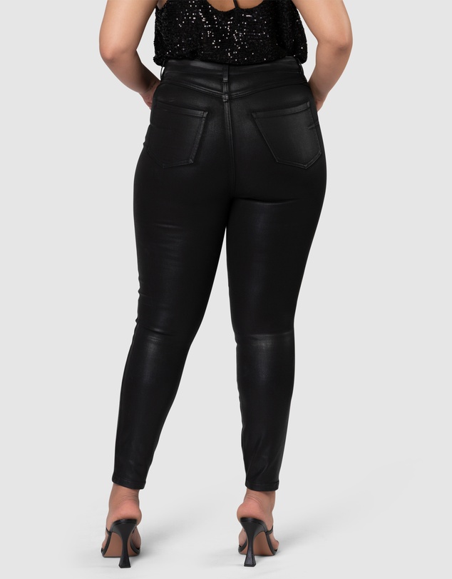 Pink Dusk by Curve Project - Luxe Stretch Coated Jean