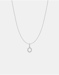 Ania Haie - Ania Haie Silver Letter O Initial Necklace