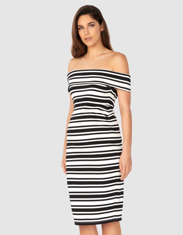 Soon Maternity - Claire Off-Shoulder Dress