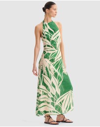 Morrison - Sorrento Linen Halter Dress