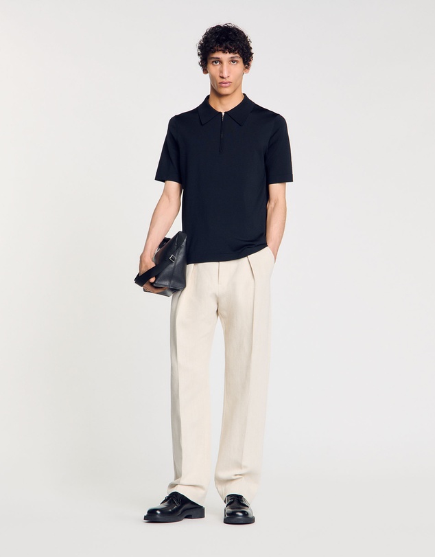 Sandro - Pablo Zip Sweater