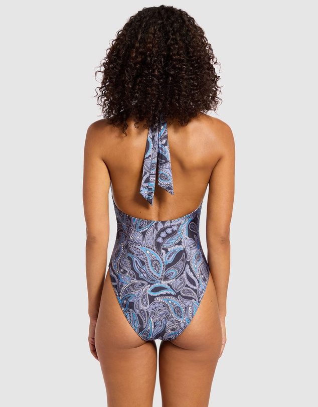 JETS - Oasis Paisley Plunge One Piece