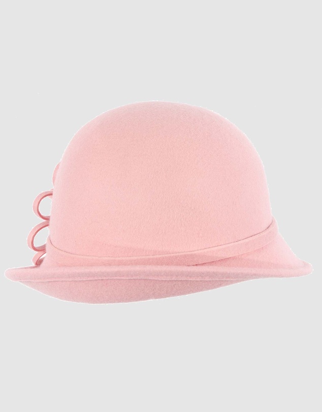 Max Alexander - Winter Felt Pink Cloche Hat