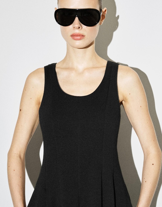 COS - Sculpted Cotton Midi Dress