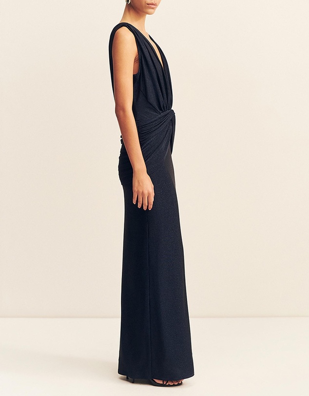 Shona Joy - Stellar Plunge Neck Maxi Dress - ICONIC EXCLUSIVE