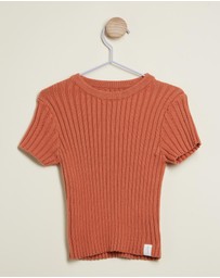 All Fenix - Mini Rib Knit Tee - Babies-Kids