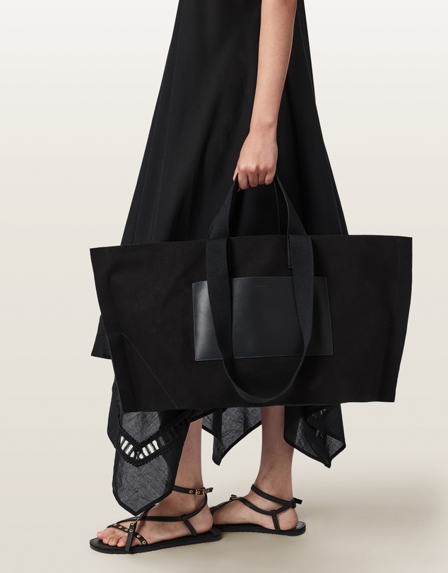 AllSaints - Lutece Canvas Tote Bag