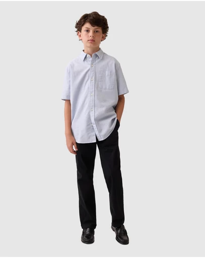 GAP - SS Standard Oxford Shirt - Teens