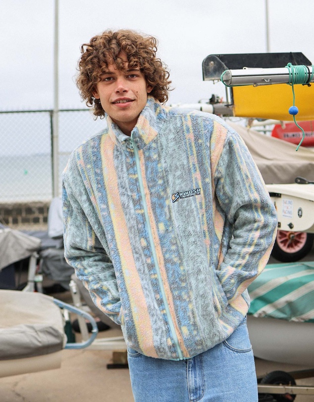 Skwosh - Swayze Stripe Polar Fleece Jacket