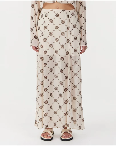 Third Form - Sheer Motion Maxi Skirt