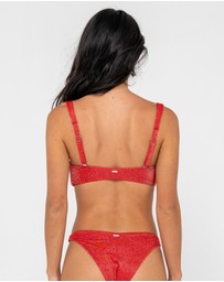 Rusty - Shimmy Bralette Bikini Top