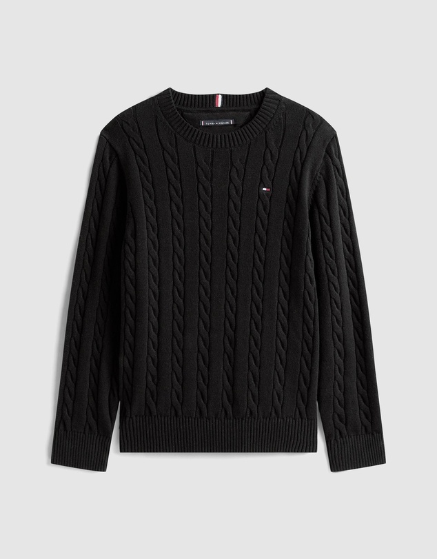Tommy Hilfiger - Cotton Cable Sweater - Teens