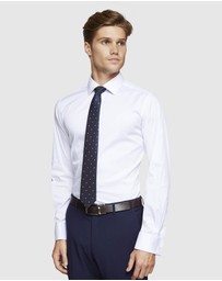 Oxford - White French Cuff Travel Shirt