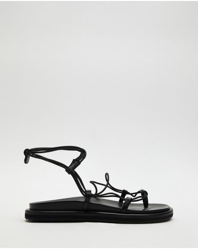 Black Leather & Elastic