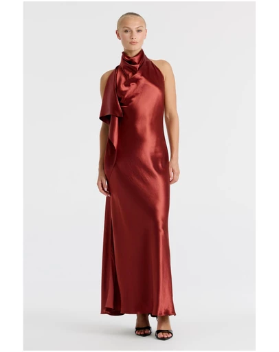 Bardot - Sierra Drape Front Maxi Dress