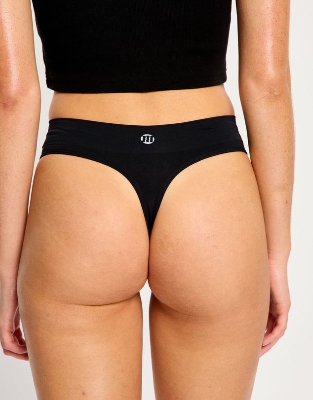 Modibodi - Modicomfort Seamless Hi Waist Period Underwear Thong Light Absorbency